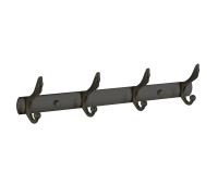 Планка с крючками Savol S-06204H, черный