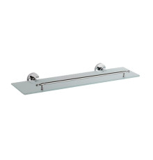 Полка стеклянная Haiba HB1707, хром