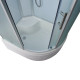 Душевая кабина Timo Standart Silver Fabric T-6610SL, 110x85x220