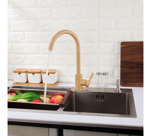 Смеситель для кухни FRAP F40899-3, песочный