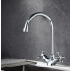 Смеситель для кухни WesnaArt RASSVET RAS02-110, хром