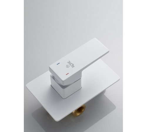 Гигиенический душ со смесителем Rose R2805C, белый
