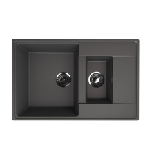 Кухонная мойка Ulgran Quartz Prima 780 1,5K-09, мокрый асфальт