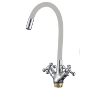 Смеситель для кухни с гибким изливом Fmark FM4319-04, хром