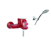 Смеситель для ванны Fiore KEVON CHIC 81RX8150, хром/красный
