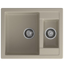Кухонная мойка GranFest QUADRO 610K, топаз