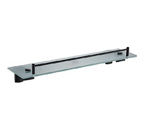 Полка стеклянная FRAP F30607-6, черный