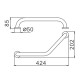 Поручень для ванной FRAP F1717, хром