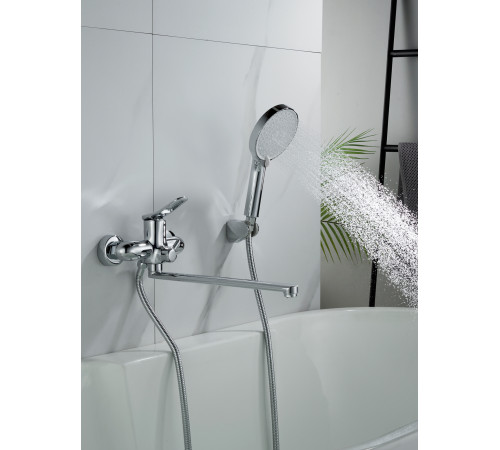 Смеситель для ванны Shevanik S4722, хром