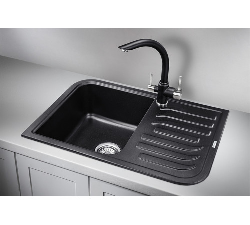 Кухонная мойка Granula 7001, ШВАРЦ