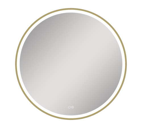 Зеркало Silver Mirrors Делуна/Deluna D800 2.2 (TX ,алюм. профиль, цвет золото, подогрев, сенсорный выключатель)