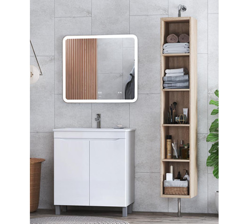 Тумба с раковиной напольная VIGO Грани tn.GRI.OSK.75.2D, 75 см