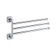 Полотенцедержатель рога 3-ой Fixsen Kvadro FX-61302A-3