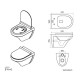 Унитаз подвесной Knotlor WC51WG, белый