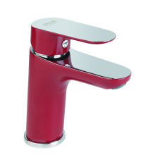 Смеситель для раковины Fiore KEVON CHIC 81RX8123, хром/красный