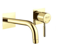 Смеситель для раковины Webert Rimini RI830605794, золото матовое