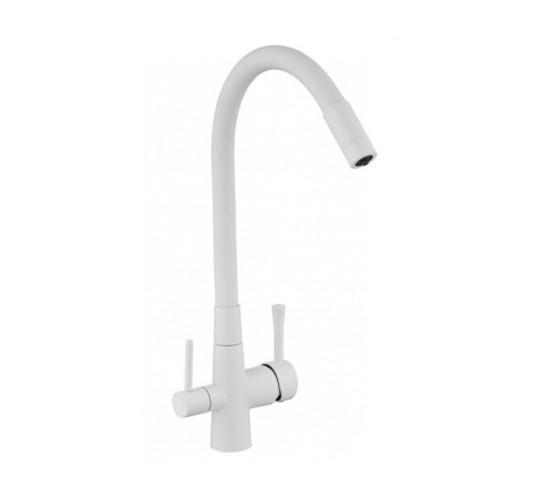 Смеситель для кухни с подключением к фильтру Savol S-L1806W-02, белый