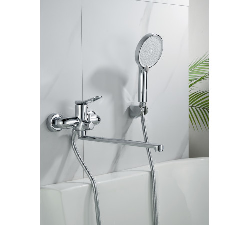 Смеситель для ванны Shevanik S4722, хром