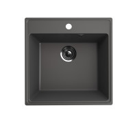 Кухонная мойка Ulgran Quartz Forte 505-09, мокрый асфальт