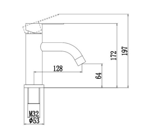 Смеситель для раковины Fmark FS8201W