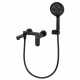 Смеситель для ванны FRAP F3285-6, черный