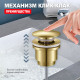 Донный клапан для раковины Raglo R600.01.03, золотой сатин
