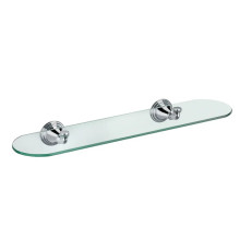 Полка стеклянная Fixsen Best FX-71603, хром