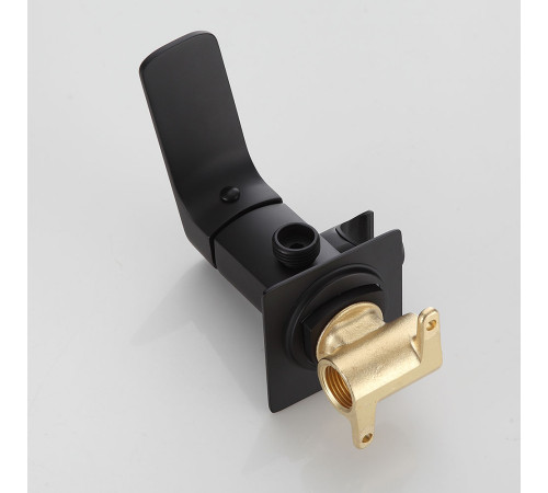 Гигиенический душ со смесителем FRAP F7586-26, черный