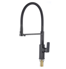Смеситель для кухни с подключением к фильтру Savol S-L1808H-01, черный