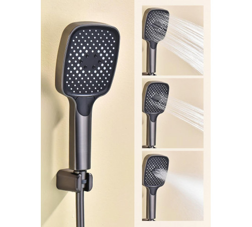 Смеситель для ванны Prohanss P65.22.09, графит