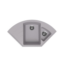Кухонная мойка Ulgran Quartz Marta 1000-04, платина