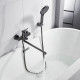 Смеситель для ванны Shevanik S4322T, оружейная сталь