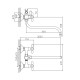 Смеситель для ванны Cron CN22127-12, зеленый