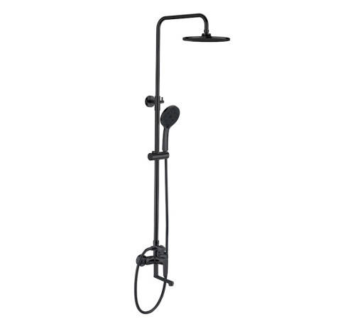 Душевая система Esko Lagos Black ST205LGBL/ST205LGB, черный