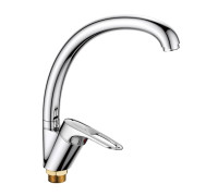 Смеситель для кухни Haiba HB4104-2, хром