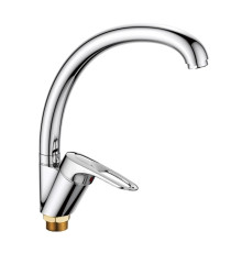 Смеситель для кухни Haiba HB4104-2, хром