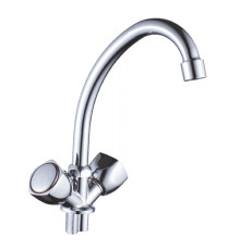 Смеситель для кухни Cron CN4009-2, хром