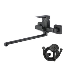Смеситель для ванны WesnaArt NARCIS NAR06-320BL-25221, черный