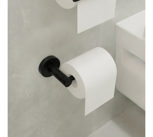 Держатель для туалетной бумаги FIXSEN COMFORT    BLACK FX-86010A, черный