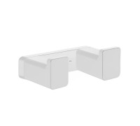 Крючок для ванной комнаты двойной Rose RG1821C, белый