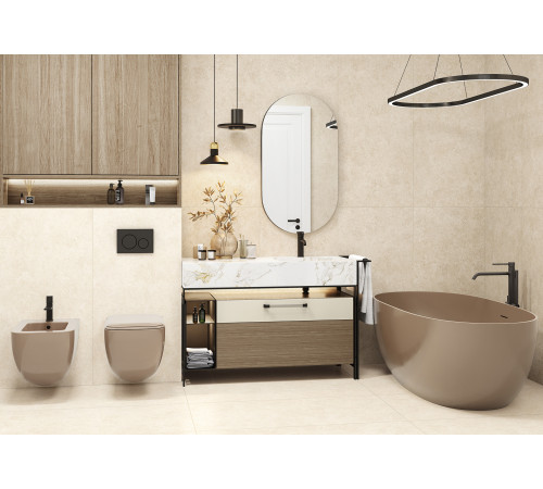 Керамогранит Alma Ceramica GFU6060ADM07R Amsterdam 60x60 серый глазурованный матовый / противоскользящий под бетон