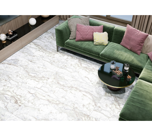 Керамогранит Alma Ceramica GFA57BLG04R Bellagio Sugar 57x57 серый глазурованный матовый под камень