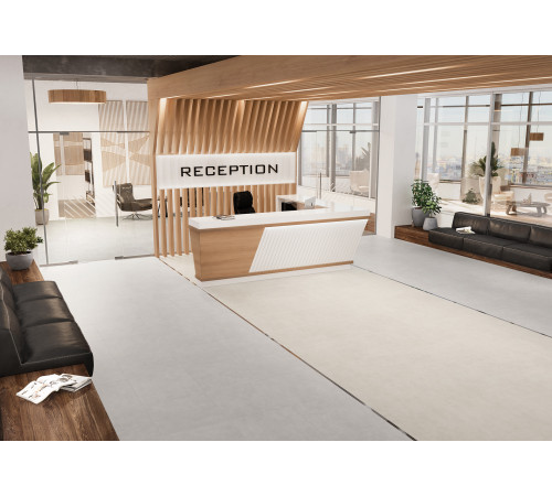 Керамогранит Alma Ceramica GFU60120BLN70R Berlin 60x120 антрацит глазурованный матовый под бетон
