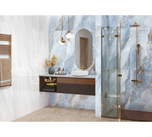 Керамогранит LCM 60120BLM05P Blumarin Gris 60x120 серый полированный под оникс