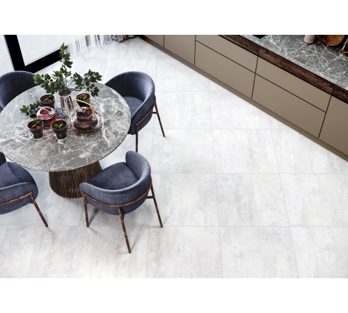 Керамогранит Delacora D120220L Centro Color 60x120 бежевый / серый лаппатированный под металл