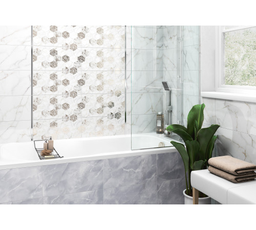 Декор Grigio DWU09GRG017 249x500x7.5 Глянцевая