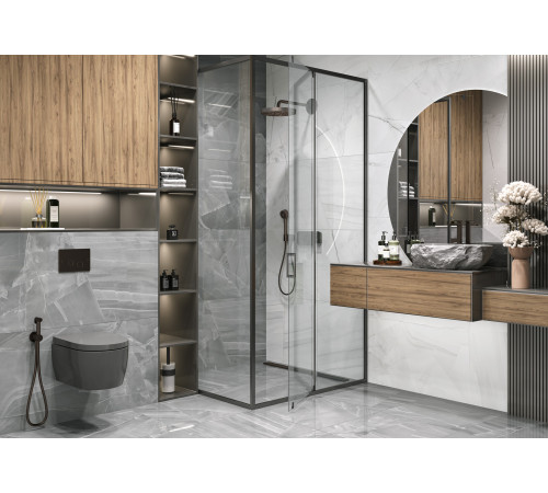 Керамогранит Delacora 6060IPR15 Impression Sugar 60x60 светло-серый лаппатированный под оникс