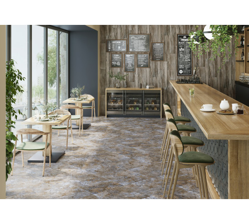 Керамогранит Alma Ceramica GFU6060IND04R Indastrio Sugar 60x60 бежевый сахарный / противоскользящий под камень