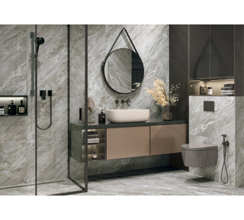 Керамогранит Delacora 60120CRB05 Corby Gris Sugar 60x120 бежевый лаппатированный под камень
