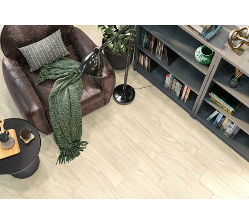 Керамогранит New Trend GP1560ERB11 Merbau Beige 15.1x60.2 бежевый матовый / рельефный под дерево